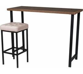 Стол-консоль барный М94 ДП1-02-04 ЛДСП «Велингтон», Каркас черный матовый | Интернет магазин мебели и декора LifeDekor