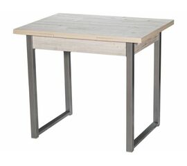 Стол М102 «Алан» ДП1-01-11 900(1200)(1500)*670, ЛДСП:Наоми, Н/стола (Металлик) | Интернет магазин мебели и декора LifeDekor