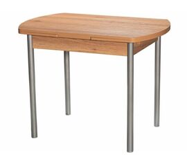 Стол М2 ДП1-02-04 1000(1600)*670, ЛДСП:Дуб горный, Н/стола прямые Металлик | Интернет магазин мебели и декора LifeDekor