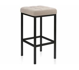 Стул «Камелот» ДП 2-07, велюр «Канди крем», каркас черный матовый | Интернет магазин мебели и декора LifeDekor