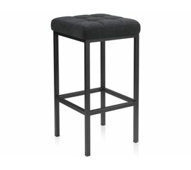 Стул «Камелот» ДП 2-07, велюр «Катания Черный», каркас черный матовый | Интернет магазин мебели и декора LifeDekor