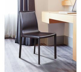 Стул Barrie, кожа коричневый | Интернет магазин мебели и декора LifeDekor