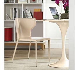 Стул Austin, кожа бежевый | Интернет магазин мебели и декора LifeDekor