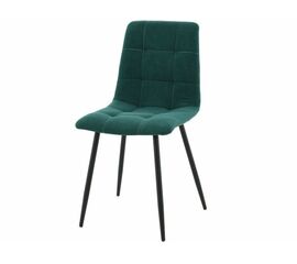 Стул «Чили», микровелюр Вивальди 11, каркас черный | Интернет магазин мебели и декора LifeDekor