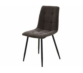 Стул «Чили», микровелюр Вивальди 24, каркас черный | Интернет магазин мебели и декора LifeDekor