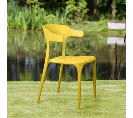 Стул Leo, первичный пластик желтый | Интернет магазин мебели и декора LifeDekor