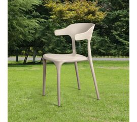 Стул Leo, первичный пластик бежевый | Интернет магазин мебели и декора LifeDekor