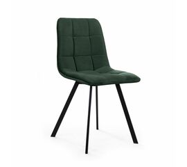 Стул UNO, бархат зелёный  19/ чёрный профиль | Интернет магазин мебели и декора LifeDekor