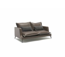 Rey диван прямой двухместный замша серый | Интернет магазин мебели и декора LifeDekor