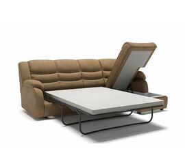 Ridberg диван-кровать с шезлонгом замша бежевый | Интернет магазин мебели и декора LifeDekor