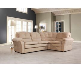 Diamante диван-кровать угловой велюр бежевый | Интернет магазин мебели и декора LifeDekor