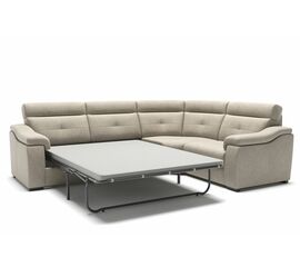 Boston диван-кровать угловой замша серый | Интернет магазин мебели и декора LifeDekor