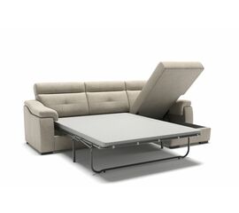 Boston диван-кровать с шезлонгом замша серый | Интернет магазин мебели и декора LifeDekor