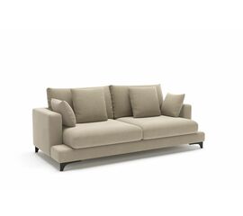 Oscar диван прямой рогожка бежевый | Интернет магазин мебели и декора LifeDekor