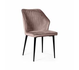 Стул Berg, бархат пепельно-бежевый 25 | Интернет магазин мебели и декора LifeDekor