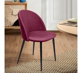 Стул Thomas, бархат винно-красный 16 | Интернет магазин мебели и декора LifeDekor