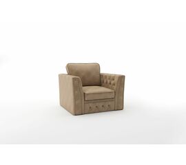 Budapest кресло с ящиком, замша бежевый | Интернет магазин мебели и декора LifeDekor