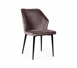 Стул Berg, бархат антрацит 14 | Интернет магазин мебели и декора LifeDekor