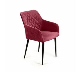 Стул с подлокотниками Robert, бархат винно-красный 16 | Интернет магазин мебели и декора LifeDekor