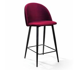 Стул полубарный Thomas, бархат красный 16 | Интернет магазин мебели и декора LifeDekor