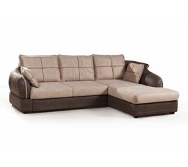 Napoli (Неаполь) диван-кровать с шезлонгом, замша | Интернет магазин мебели и декора LifeDekor