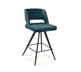 Стул полубарный Molly, ткань зеленый | Интернет магазин мебели и декора LifeDekor