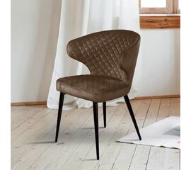 Стул Richard ромб, бархат коричневый 12 | Интернет магазин мебели и декора LifeDekor