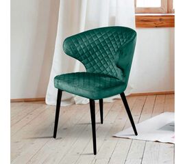 Стул Richard ромб, бархат зелёный 19 | Интернет магазин мебели и декора LifeDekor