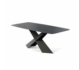 Стол Tyler 200, керамика темный | Интернет магазин мебели и декора LifeDekor