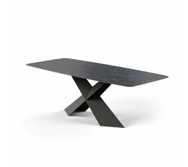 Стол Tyler 230, керамика темный | Интернет магазин мебели и декора LifeDekor