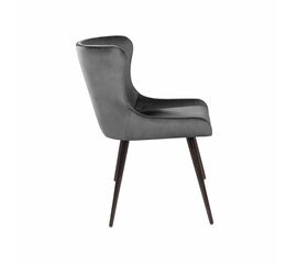 Стул JAZZ поворотный 90 градусов, функция возврата, антишум, бархат серый 27 | Интернет магазин мебели и декора LifeDekor