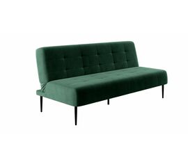 Monaco диван-кровать прямой трехместный, без подлокотников, бархат зеленый 19 | Интернет магазин мебели и декора LifeDekor