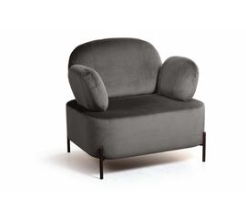 Кресло Dandy, бархат антрацит 14 | Интернет магазин мебели и декора LifeDekor