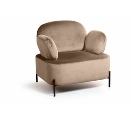 Кресло Dandy, бархат бежевый 5 | Интернет магазин мебели и декора LifeDekor