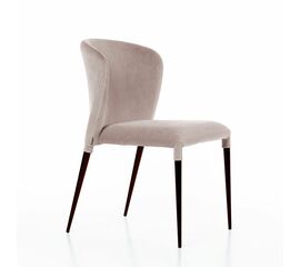 Стул Albert (Альберт), бархат пепельно-бежевый 25 | Интернет магазин мебели и декора LifeDekor