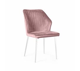Стул Berg, бархат 17 / белый конус | Интернет магазин мебели и декора LifeDekor