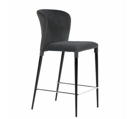 Стул полубарный Albert, бархат 03 /опора конус | Интернет магазин мебели и декора LifeDekor