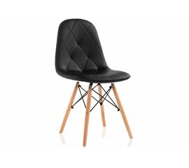 Стул деревянный Kvadro 1 black / wood | Интернет магазин мебели и декора LifeDekor