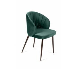 Стул Mont Blanc, бархат изумрудный 87 / черный конус | Интернет магазин мебели и декора LifeDekor