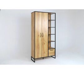 Шкаф Виртон-2, Дуб крафт золотой | Интернет магазин мебели и декора LifeDekor