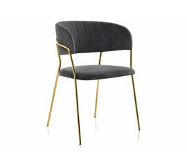 Стул Kamelia grey / gold | Интернет магазин мебели и декора LifeDekor