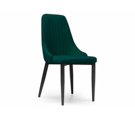 Стул Kora green / black | Интернет магазин мебели и декора LifeDekor