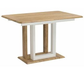 Стол деревянный Санса 120 дуб монтана / белая шагрень | Интернет магазин мебели и декора LifeDekor