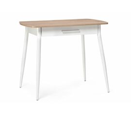Стол деревянный Ревари эврика / белый | Интернет магазин мебели и декора LifeDekor