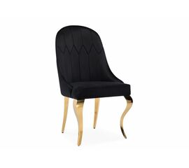 Стул Gustav black / gold | Интернет магазин мебели и декора LifeDekor