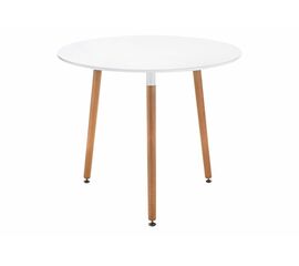 Стол деревянный Lorini 90 white / wood | Интернет магазин мебели и декора LifeDekor