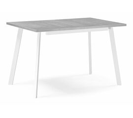 Стол деревянный Колон Лофт 120 25 мм бетон / белый матовый | Интернет магазин мебели и декора LifeDekor
