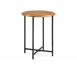 Журнальный стол Грейс дуб вотан / черный | Интернет магазин мебели и декора LifeDekor