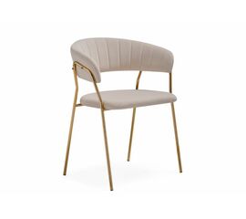 Стул Kamelia 1 beige / gold | Интернет магазин мебели и декора LifeDekor