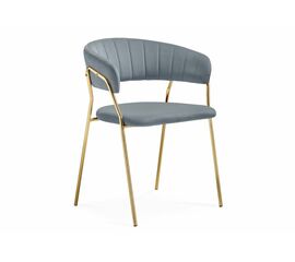 Стул Kamelia 1 gray / gold | Интернет магазин мебели и декора LifeDekor